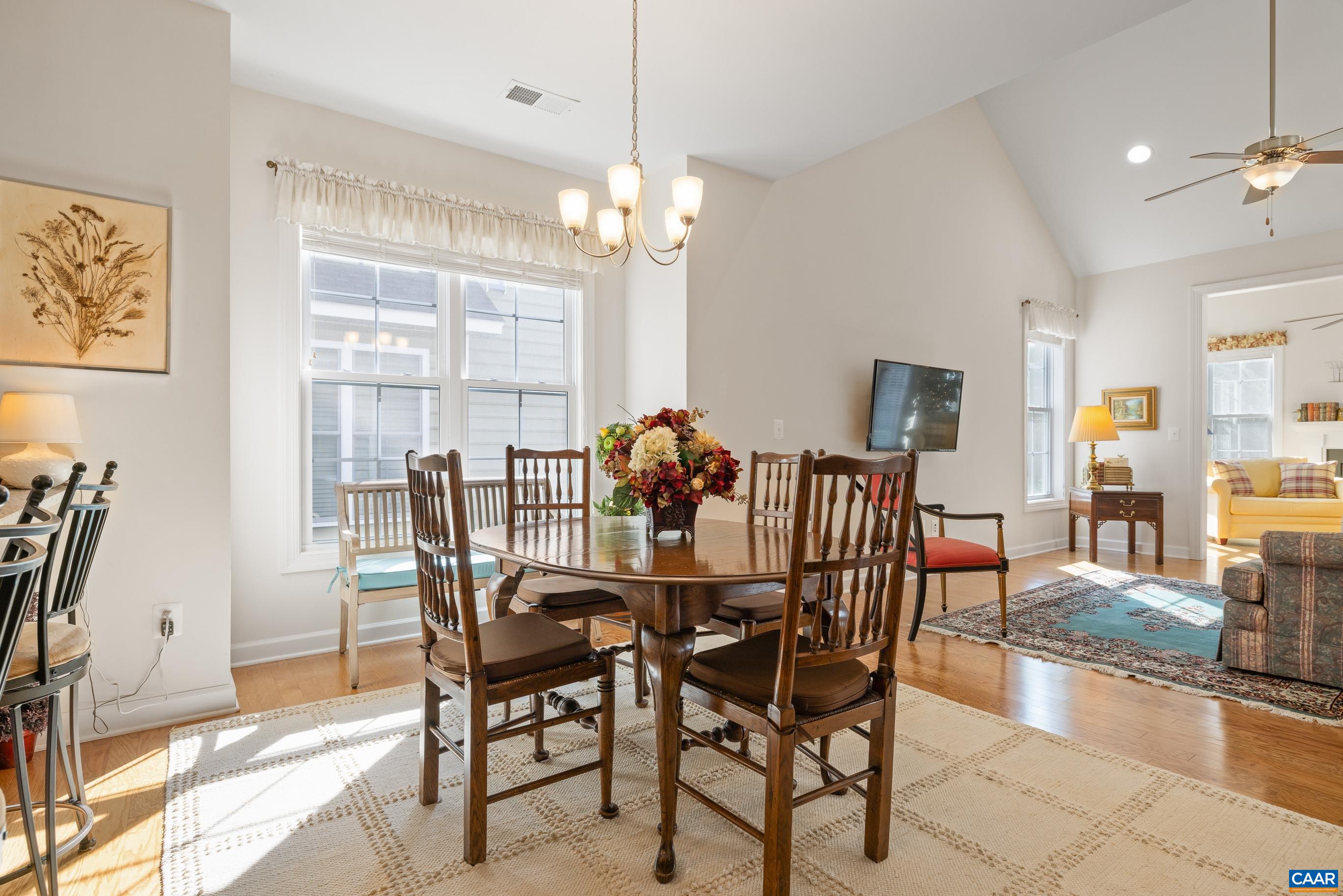 72 Spruce Drive Palmyra, VA 22963 - Photo 23 of 42 a dining room with furniture a chandelier and window