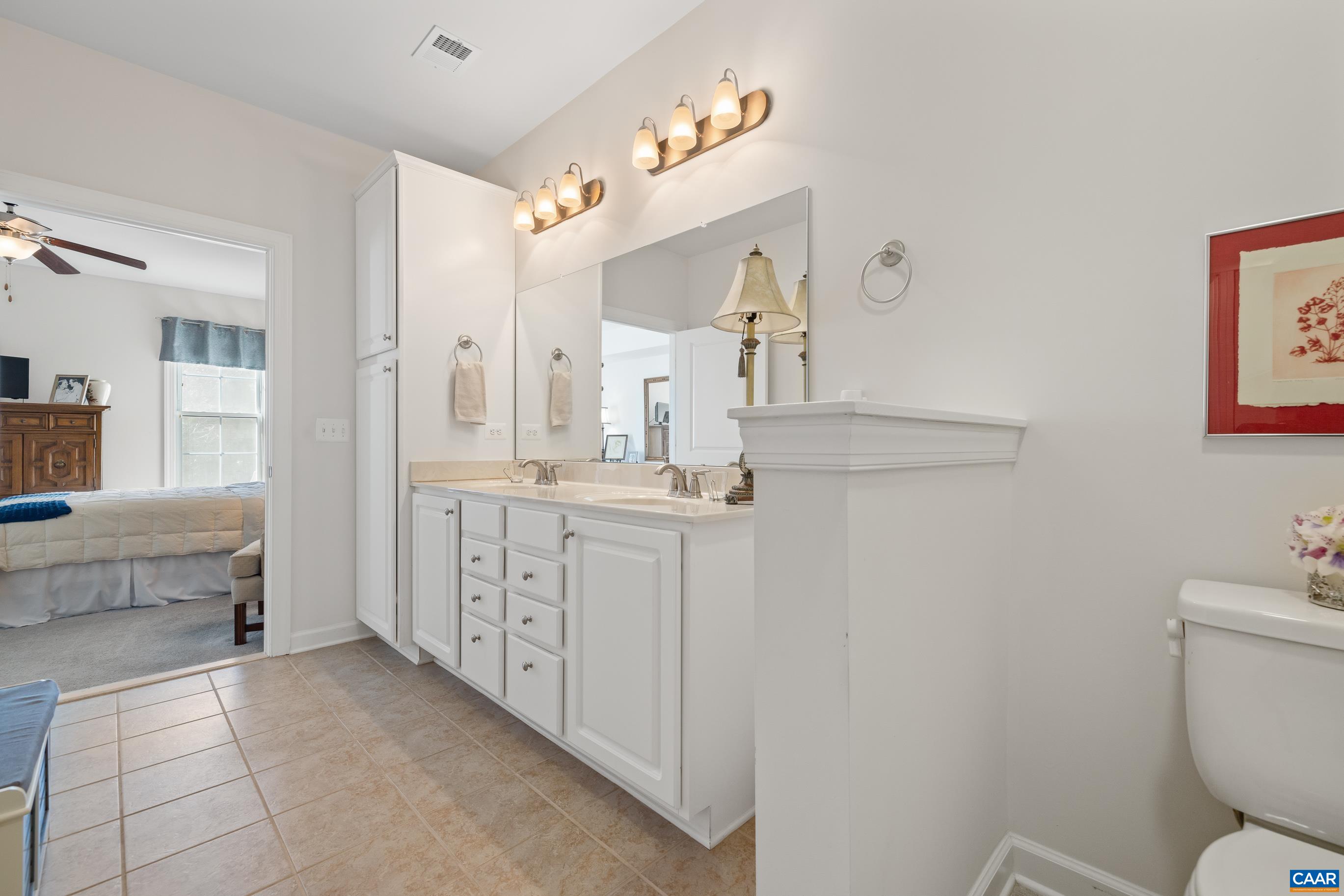72 Spruce Drive Palmyra, VA 22963 - Photo 32 of 42 a bathroom with a double vanity sink mirror and toilet
