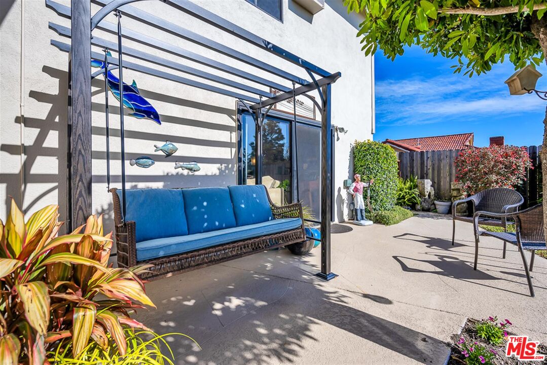 29519 Oceanport Road Rancho Palos Verdes, CA 90275 - Photo 31 of 42 a view of a backyard with plants and a patio