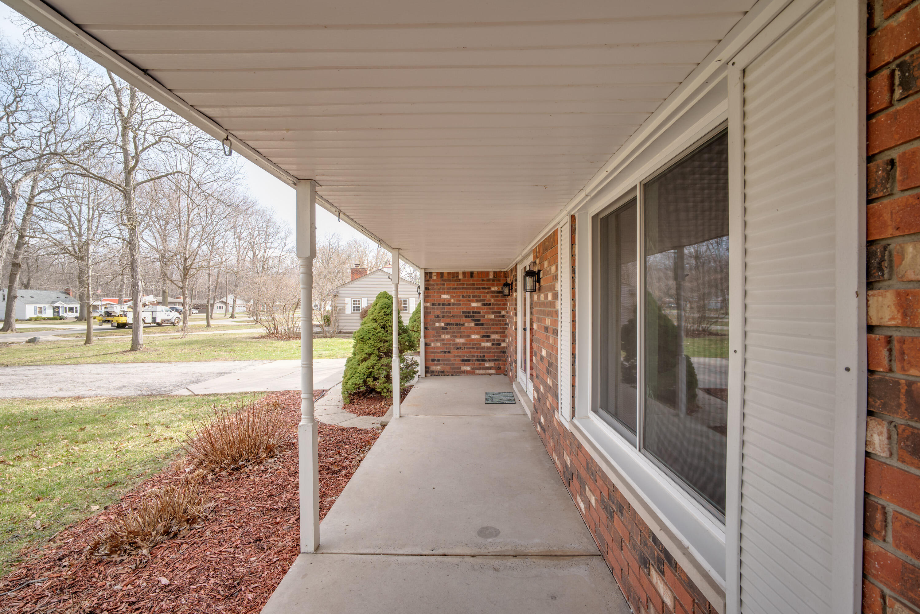 9137 Rucker Road Grosse Ile, MI 48138 - Photo 3 of 41 Covered Front Porch