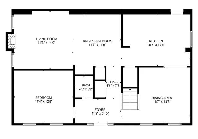a picture of a bench in front of a