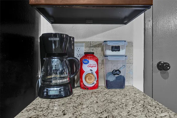 a view of water heater room