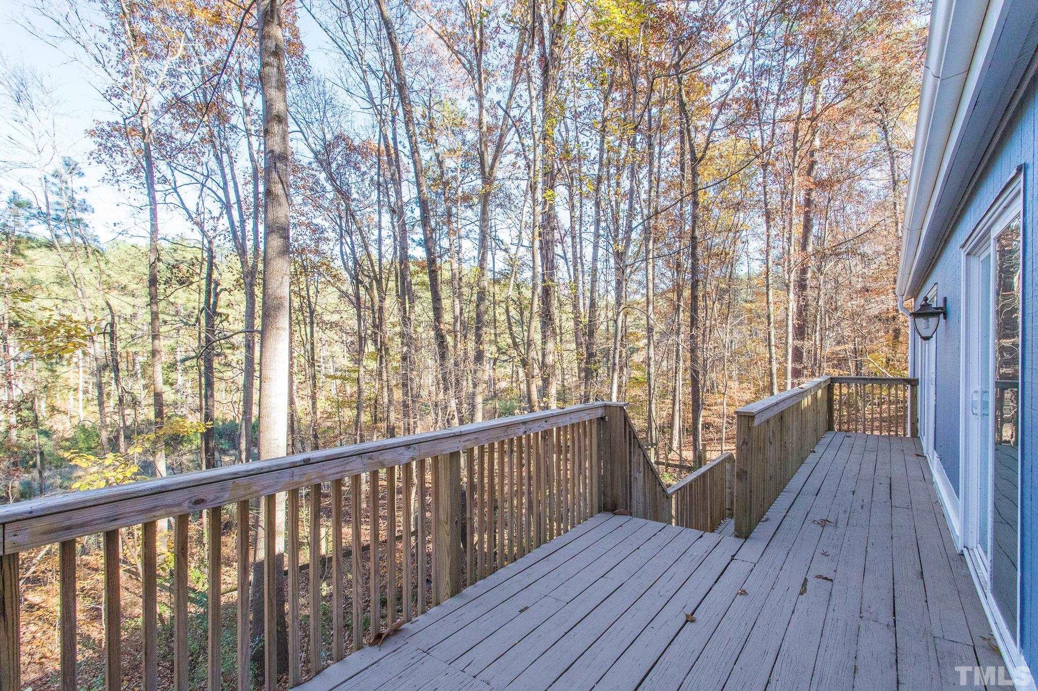 372 Cedar Lake Road Chapel Hill, NC 27516 - Photo 11 of 42 a view of balcony with wooden floor