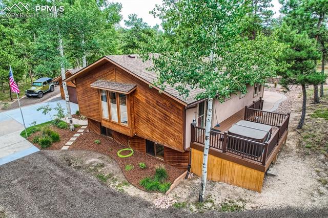 475 Cimarron Road Monument, CO 80132 - Photo 7 of 34 Aerial Picture of the Side of the House