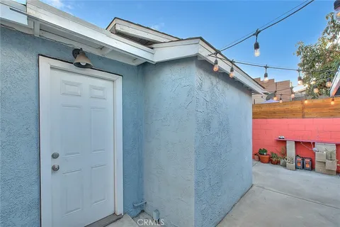 a view of a street with a building