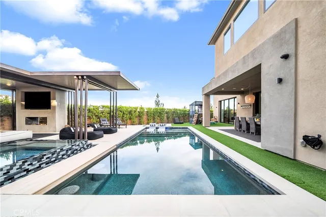 a view of a house with a patio