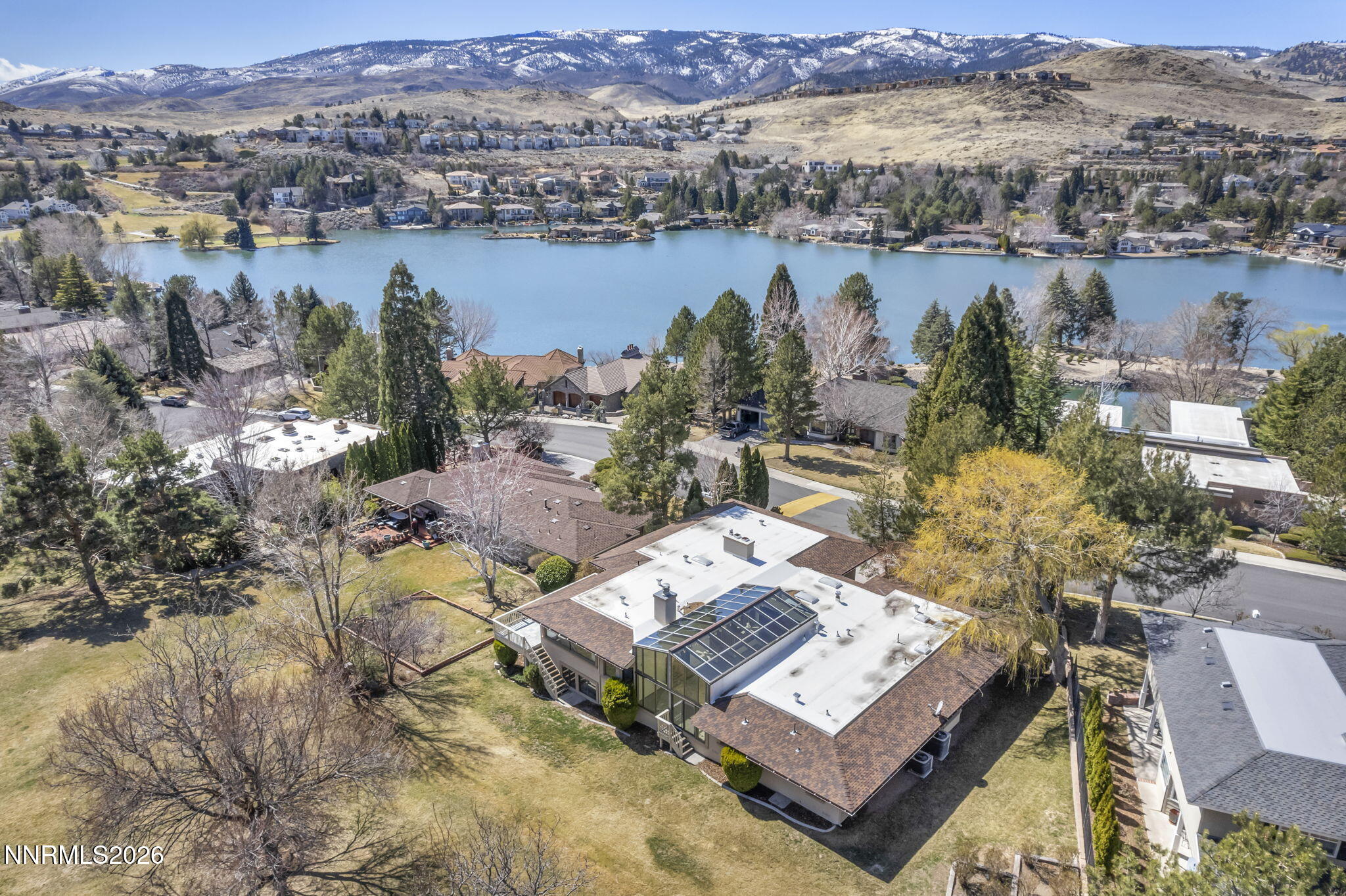 2570 Spinnaker Drive Reno, NV 89519 - Photo 40 of 41 an aerial view of a city with lots of residential buildings