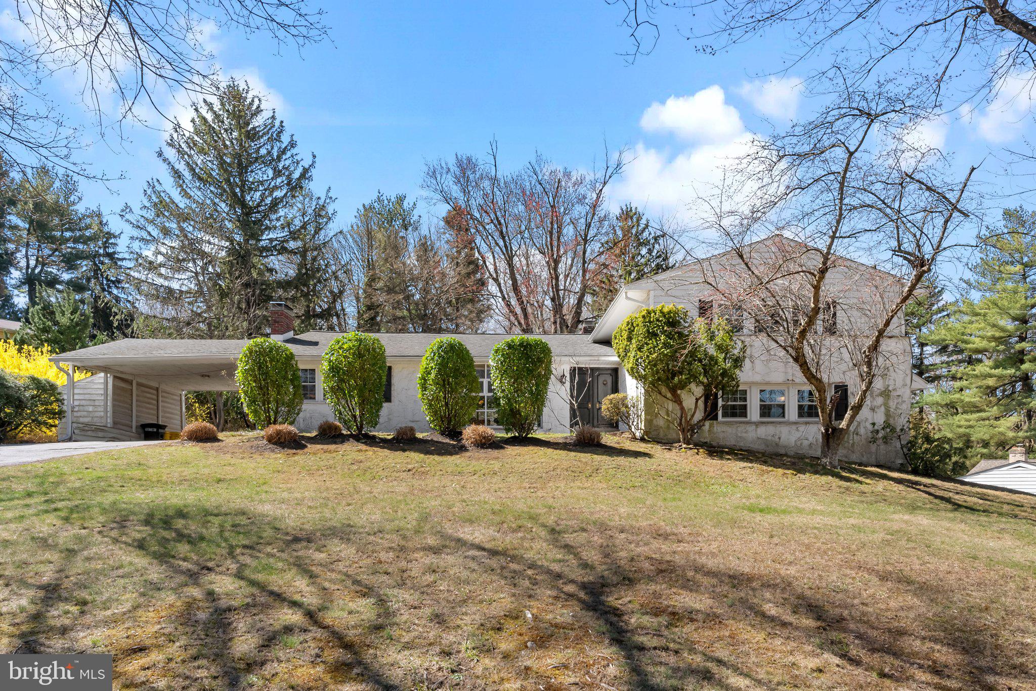 326 Hidden River Road Penn Valley, PA 19072 - Photo 45 of 56 a view of a house with a yard covered in snow