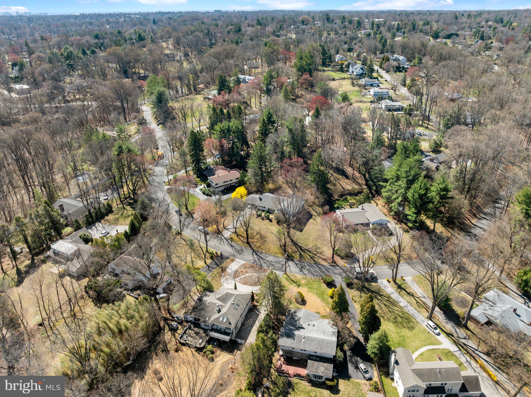 326 Hidden River Road Penn Valley, PA 19072 - Photo 51 of 56 an aerial view of residential house with parking space