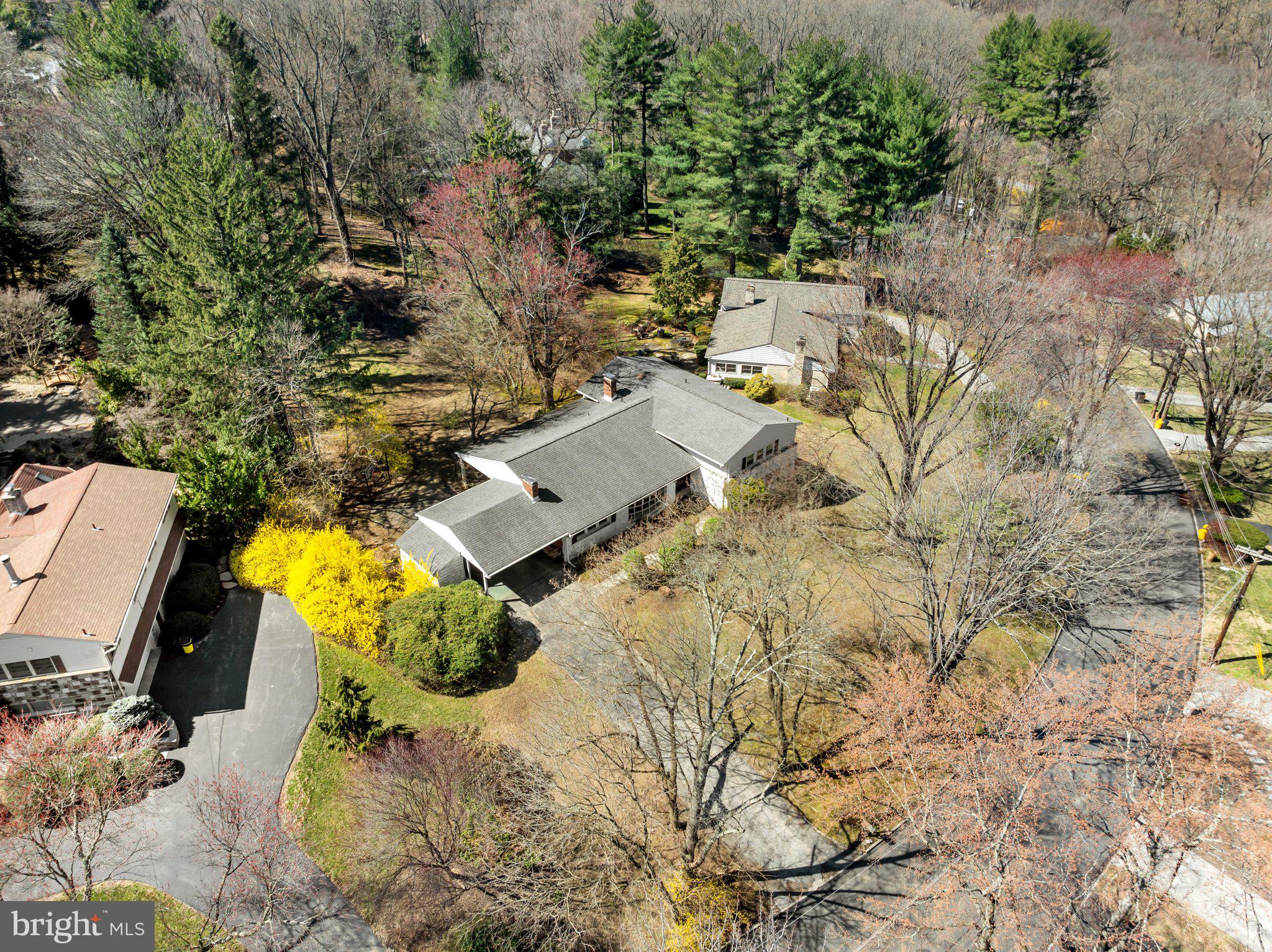 326 Hidden River Road Penn Valley, PA 19072 - Photo 52 of 56 an aerial view of residential house with outdoor space