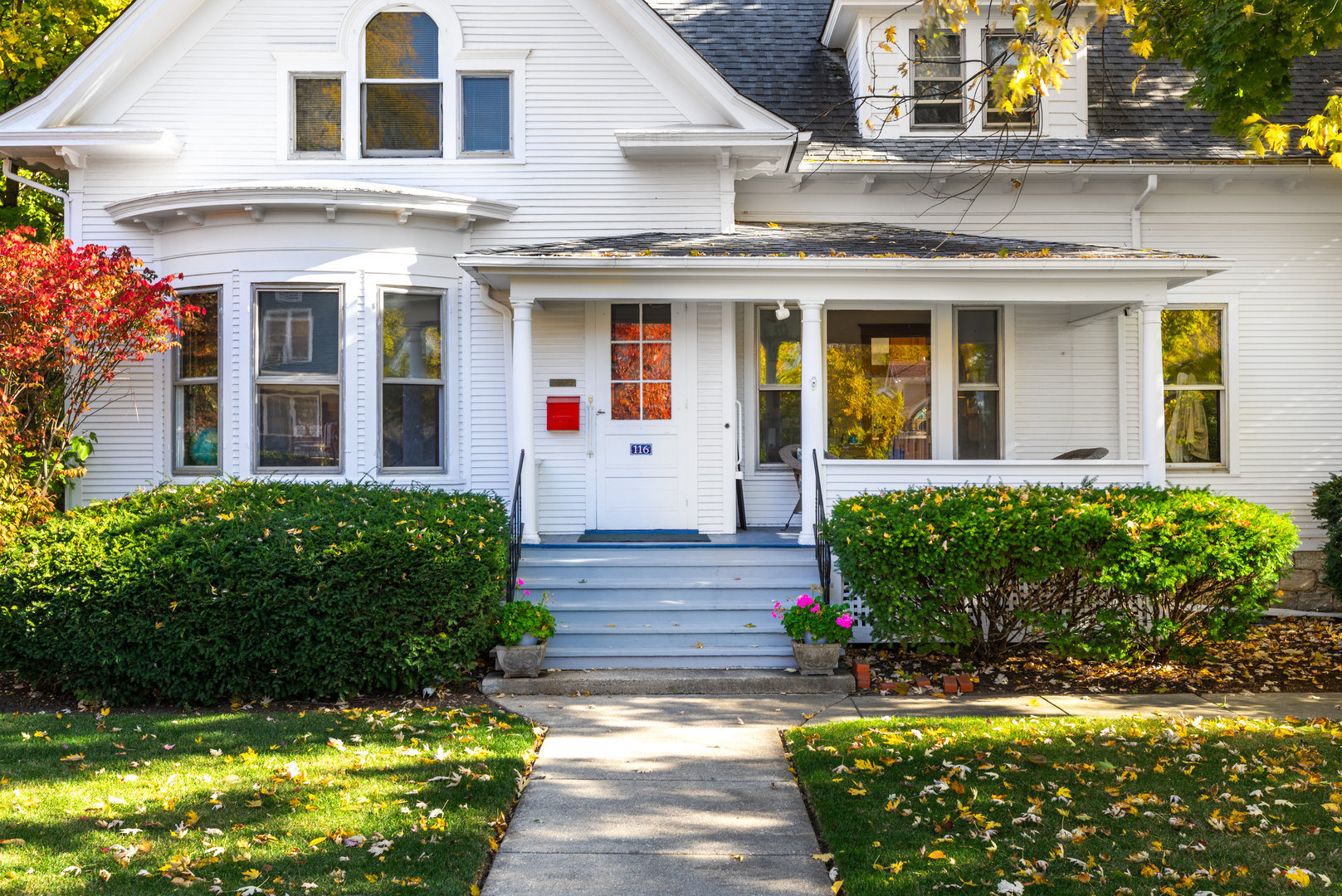 116 South Wright Street Naperville, IL 60540 - Photo 3 of 49 a view of a house with potted plants