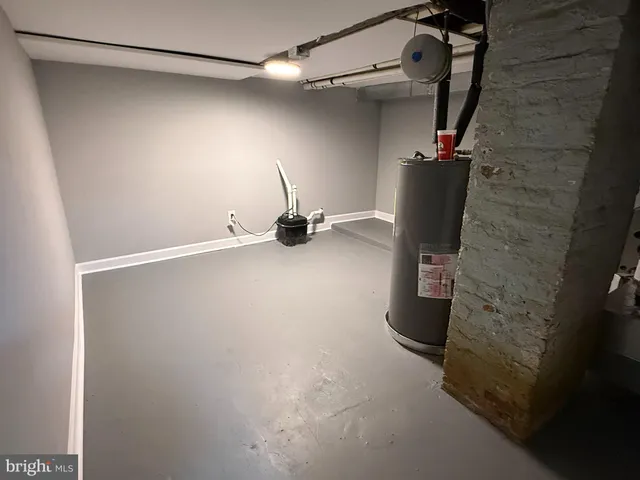 a view of storage and utility room