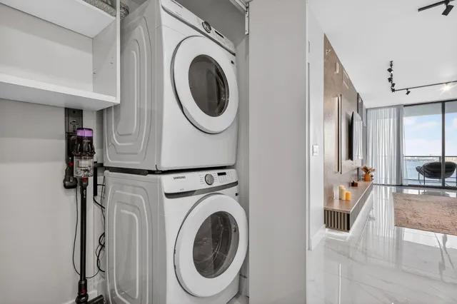 a view of an ocean and beach