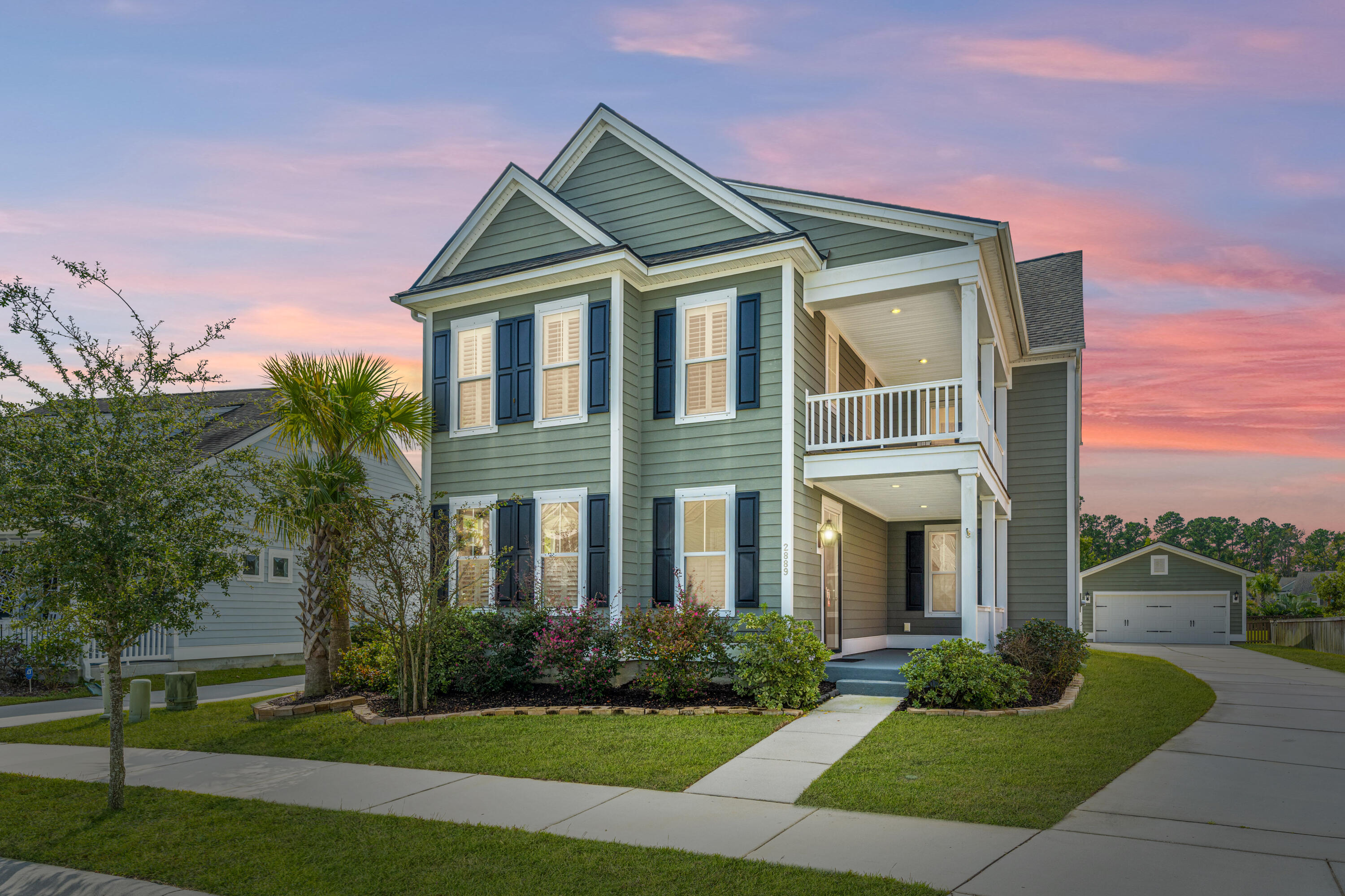 2889 Rutherford Way Charleston, SC 29414 - Photo 1 of 32 Front-Pink Sky