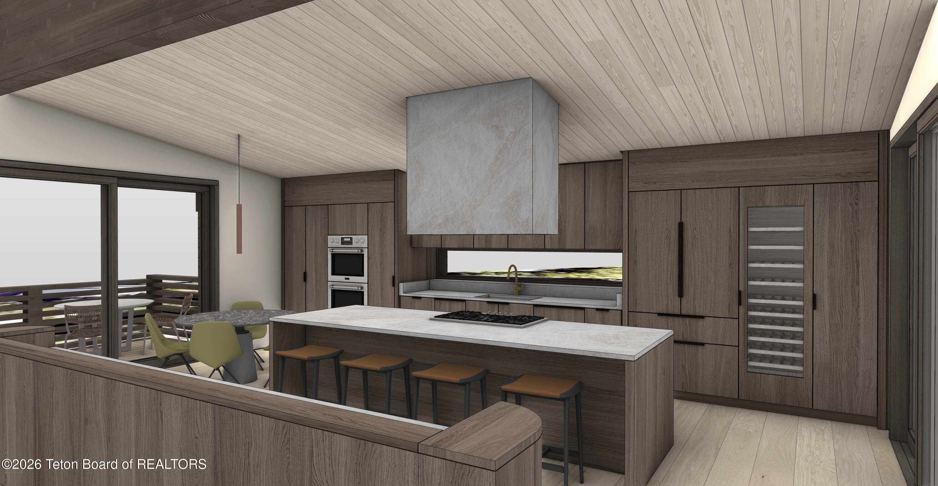 646 Lariat Loop Jackson, WY 83001 - Photo 14 of 28 646_kitchen 01_26 0126