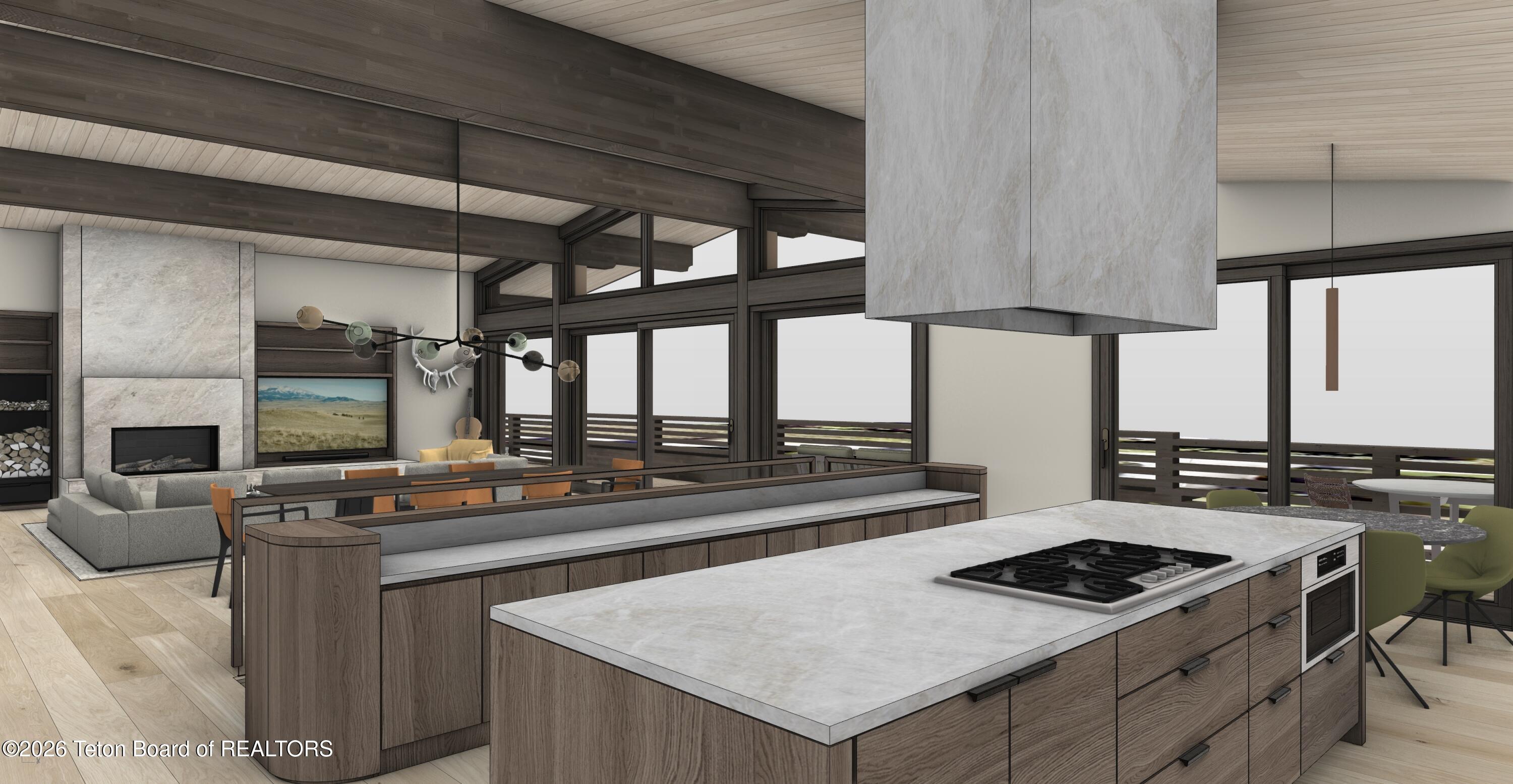 646 Lariat Loop Jackson, WY 83001 - Photo 16 of 28 646_kitchen 03_26 0126