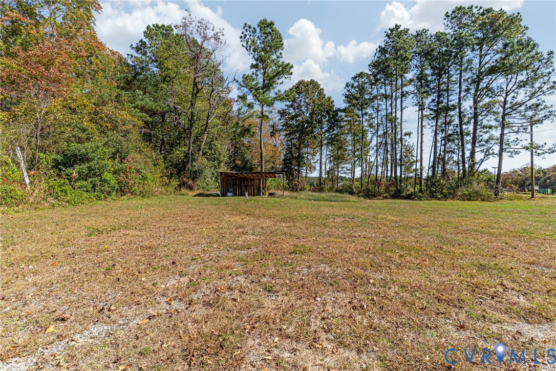 1611 Howerton Road Dunnsville, VA 22454 - Photo 26 of 36 a view of backyard with tree