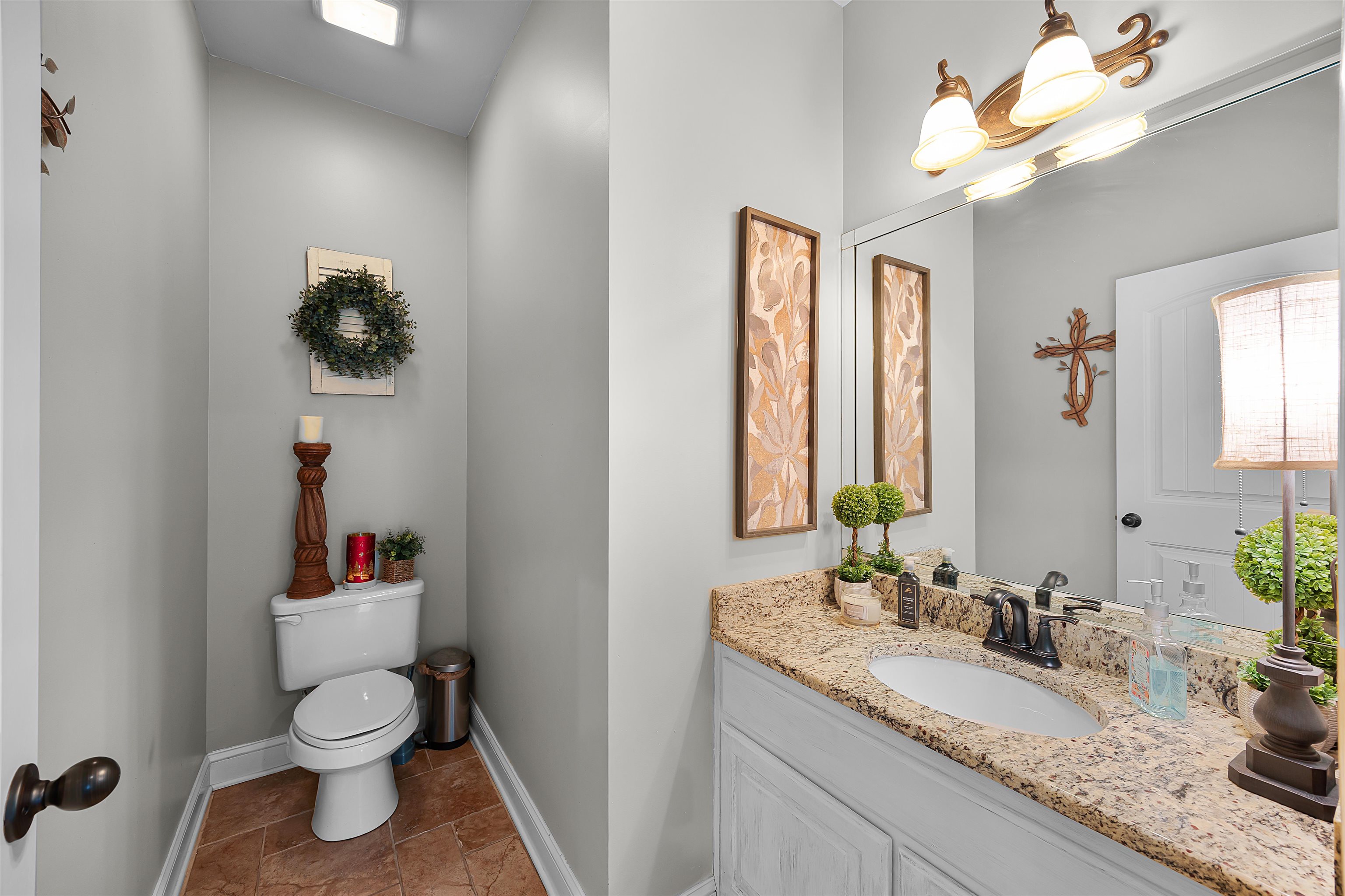 140 Legends Drive Counce, TN 38326 - Photo 22 of 30 Bathroom with vanity and tile patterned flooring