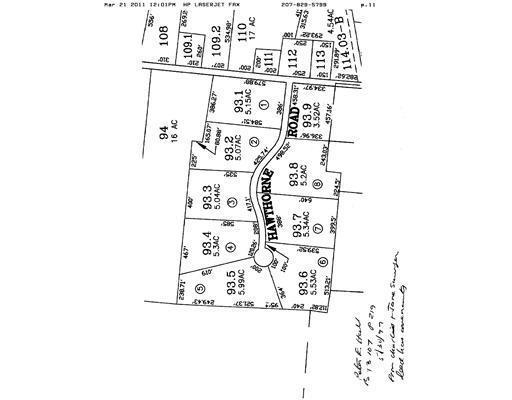 Lot 4 Hawthorne Road North Yarmouth, ME 04097 - Photo 9 of 9 Plat Map.