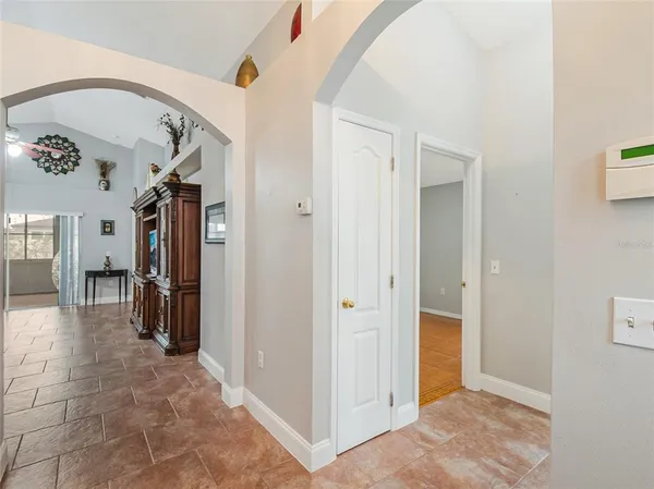 a view of a front door with a door