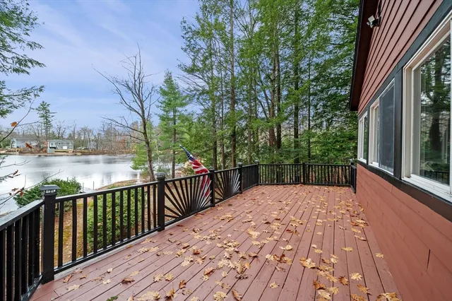 a view of balcony and deck