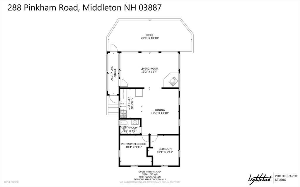 288 Pinkham Road Middleton, NH 03887 - Photo 41 of 42 a picture of a floor plan
