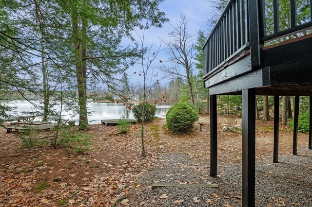 a house view with a backyard space