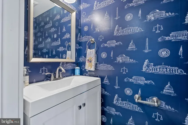 a view of a balcony with wooden floor