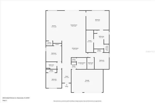 $829,000 | 2516 Cobalt Shores Lane, Clearwater, FL 33761
