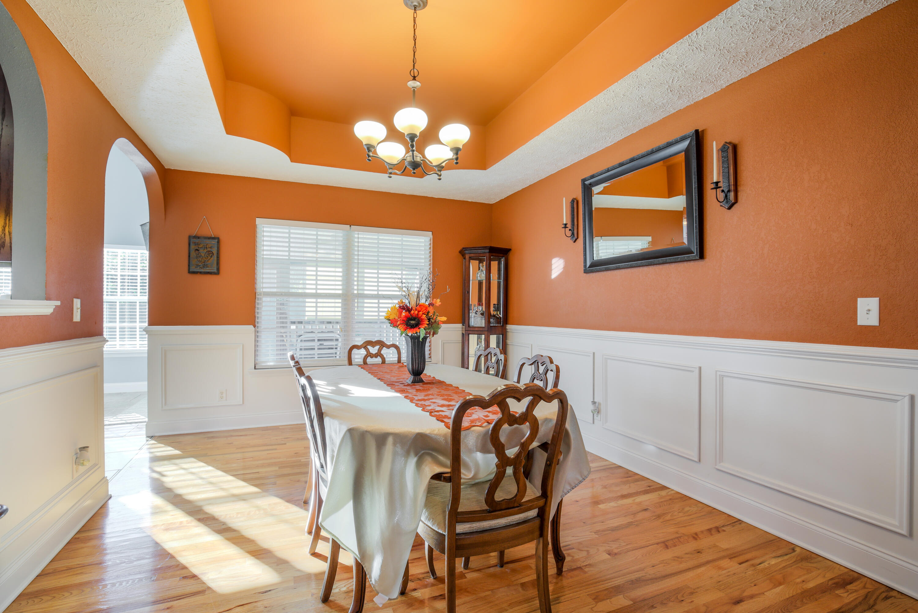 444 Deerfield Road Chickamauga, GA 30707 - Photo 18 of 98 Formal Diningroom w/ Specialty Ceiling