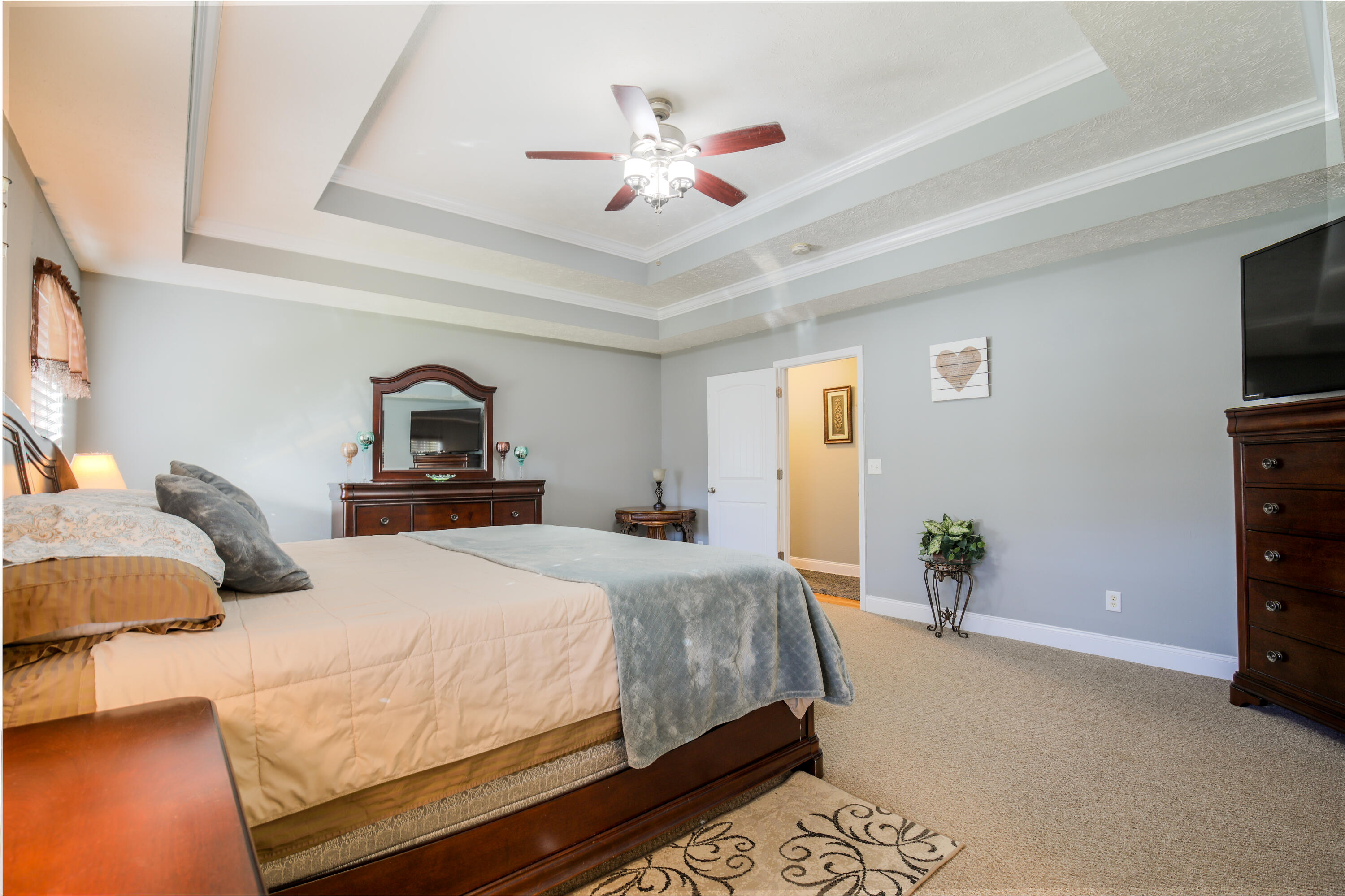 444 Deerfield Road Chickamauga, GA 30707 - Photo 31 of 98 Owner's Suite w/ Double Tray Ceilings