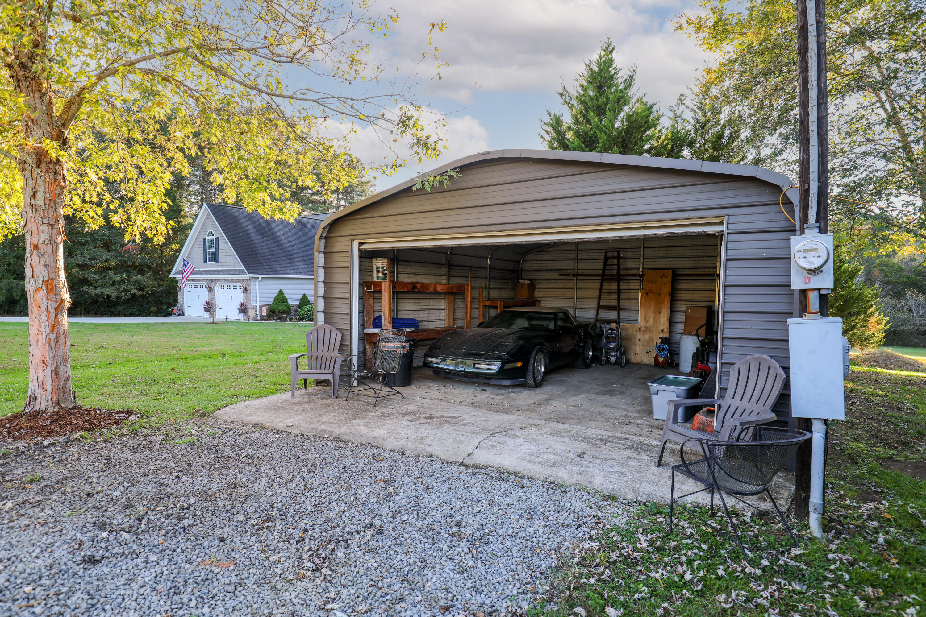 444 Deerfield Road Chickamauga, GA 30707 - Photo 81 of 98 20x20 Detached Garage on a Slab