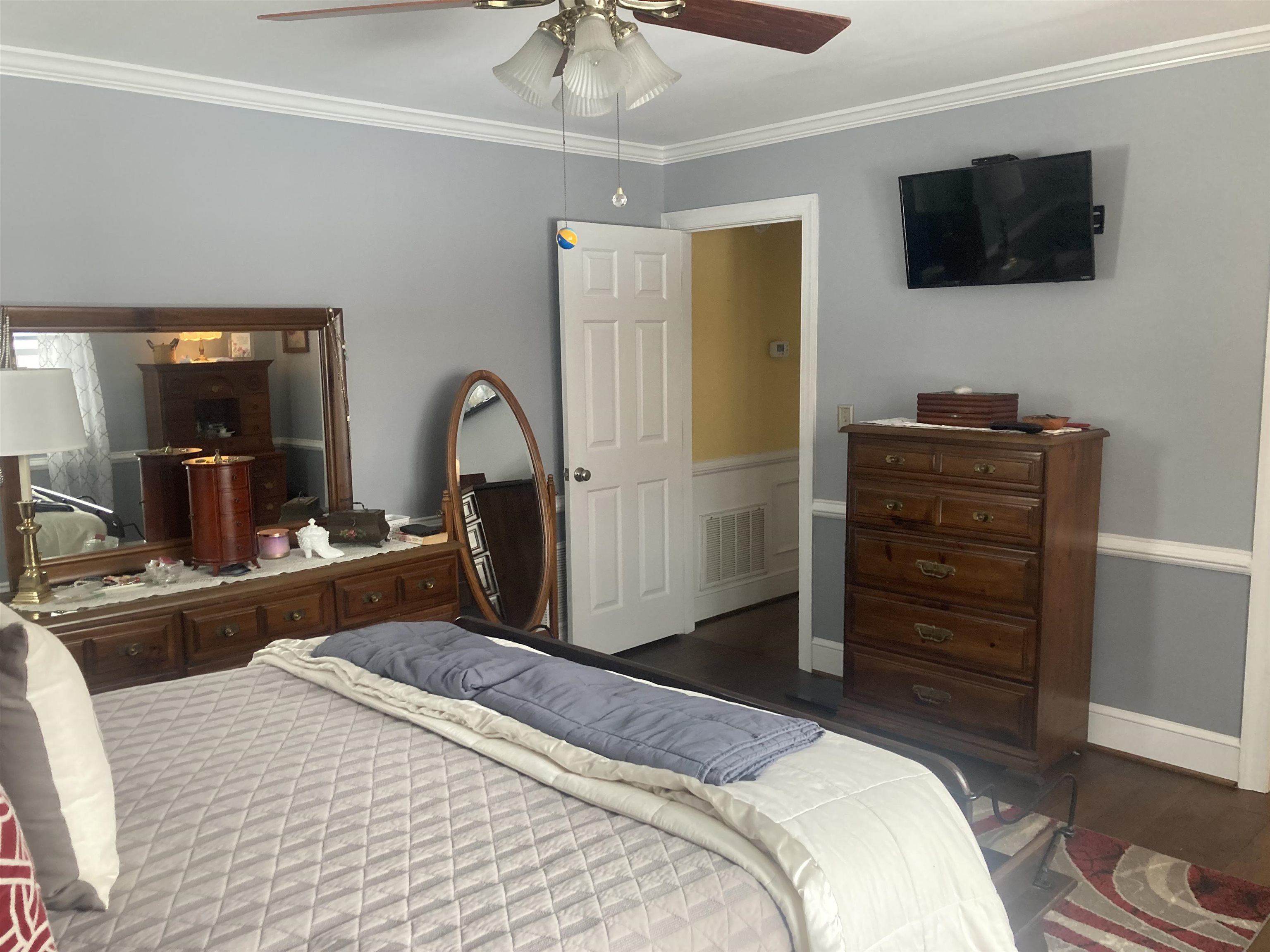36 Spring Court Waynesboro, VA 22980 - Photo 30 of 72 a bedroom with a bed and a flat screen tv