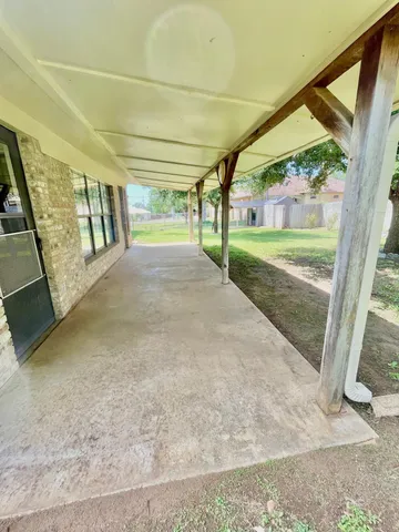 a view of a ocean with a big yard