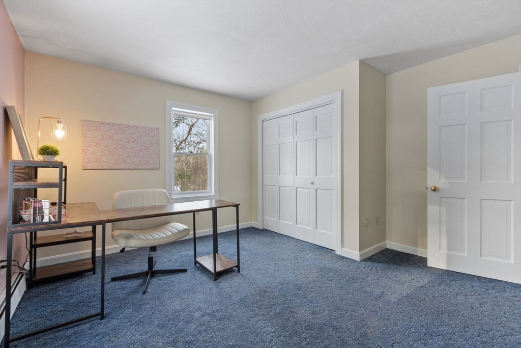 204 Old Farm Road Leominster, MA 01453 - Photo 31 of 40 a view of a workspace with furniture and a window