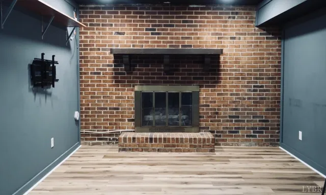 a view of wooden floor