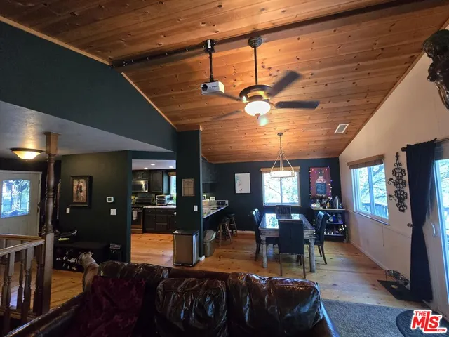a living room filled with furniture