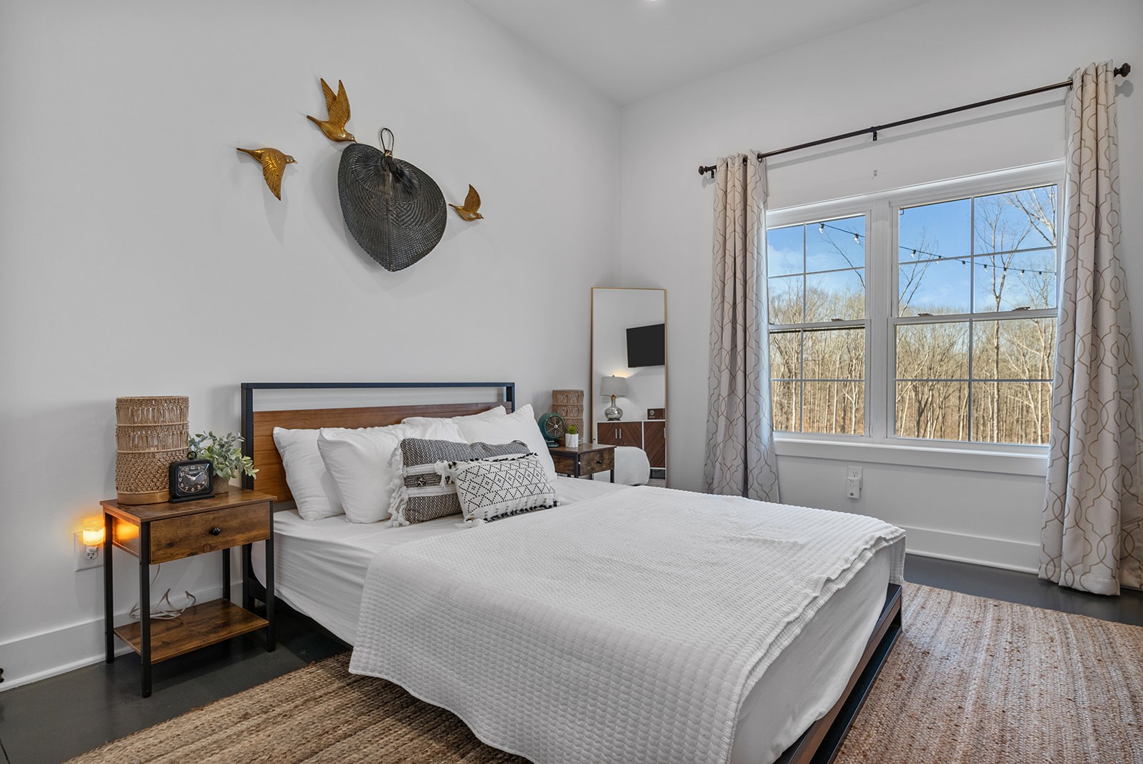 1319 Petty Road White Bluff, TN 37187 - Photo 16 of 45 a bedroom with a bed and wooden floor