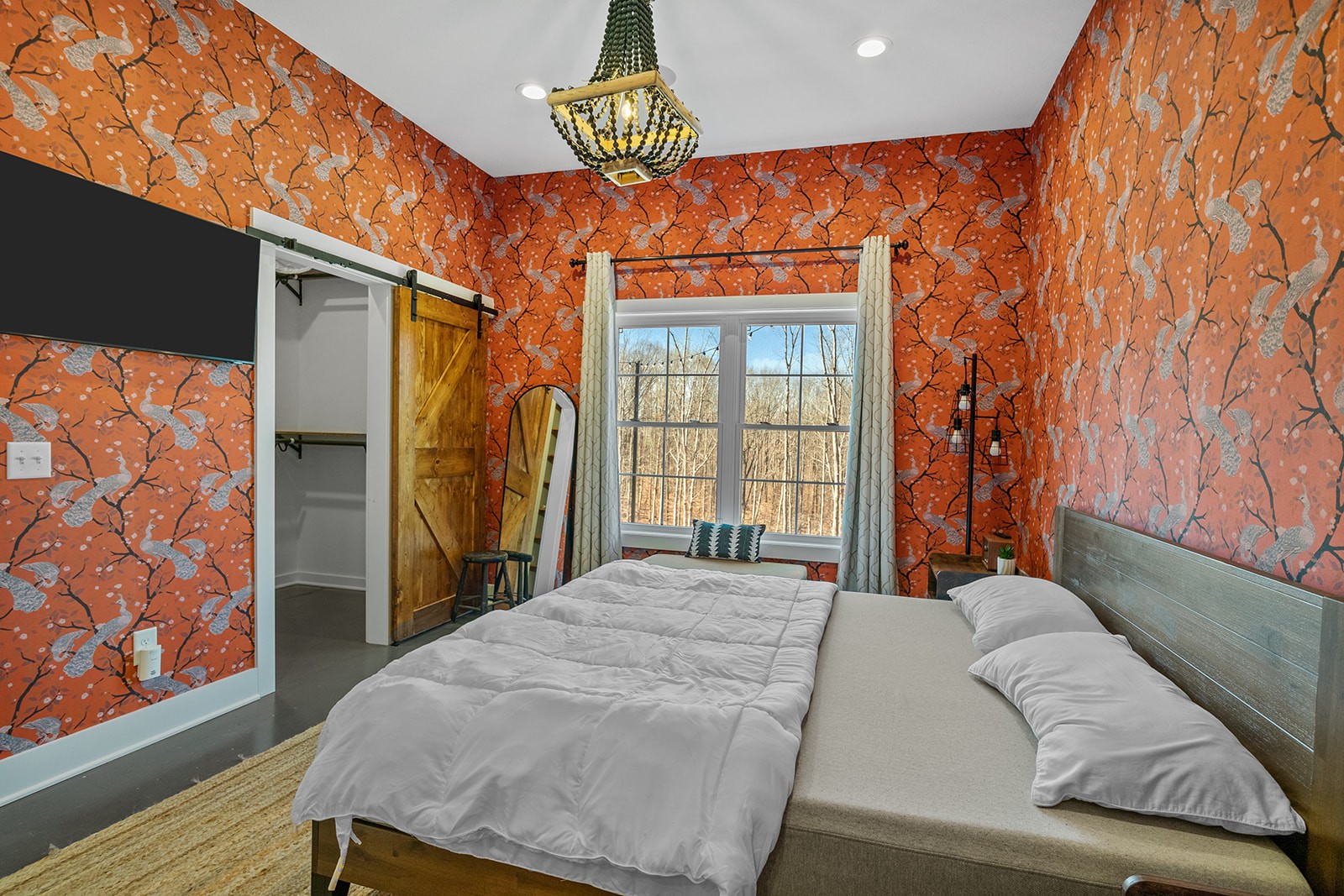 1319 Petty Road White Bluff, TN 37187 - Photo 21 of 45 a bed sitting in a bedroom next to a window