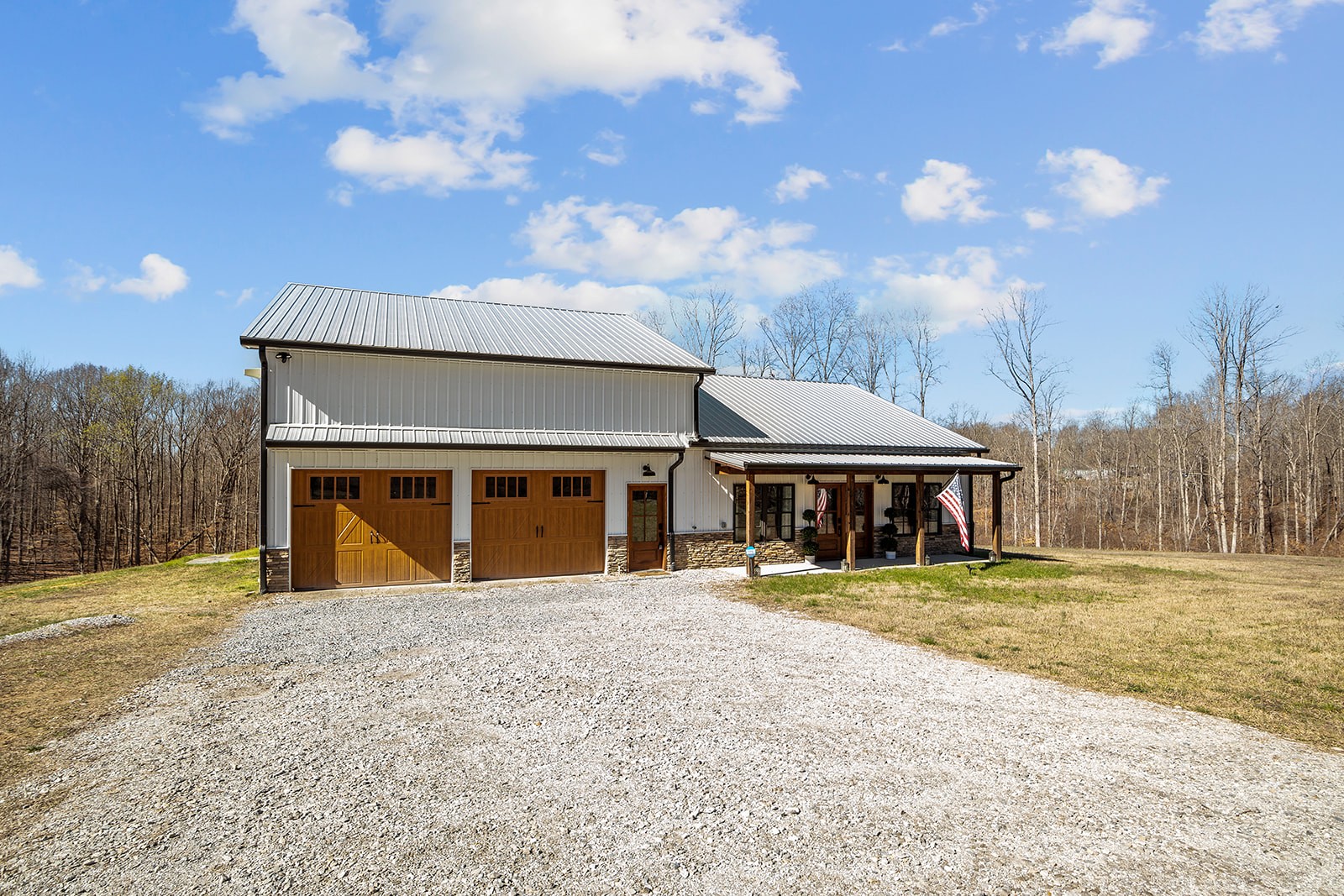 1319 Petty Road White Bluff, TN 37187 - Photo 29 of 45 a front view of a house with a yard and entertaining space