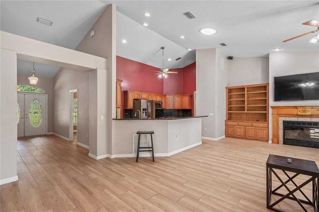 1969 Northwest 111th Loop Ocala, FL 34475 - Photo 18 of 48 a view of kitchen with cabinets and wooden floor