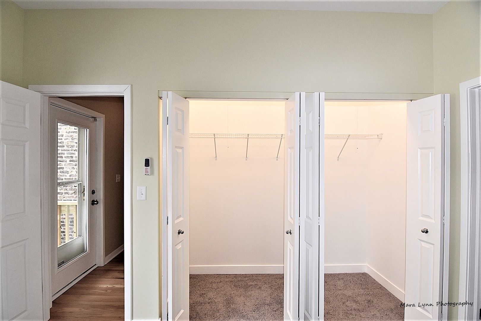 1311 West Fillmore Street, Unit B Chicago, IL 60607 - Photo 18 of 25 a view of a hallway with wooden floor and closet