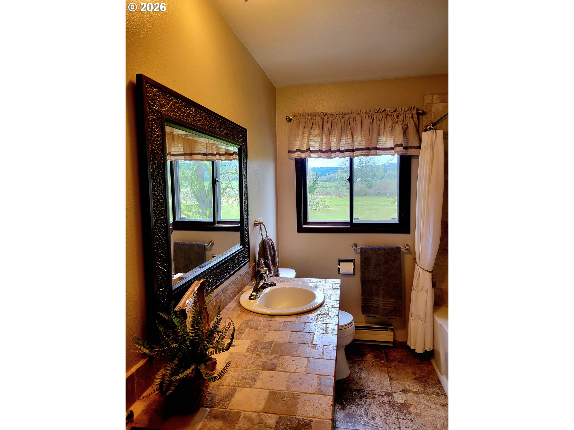 570 Drews Prairie Road Winlock, WA 98596 - Photo 26 of 41 a bathroom with a sink toilet and mirror