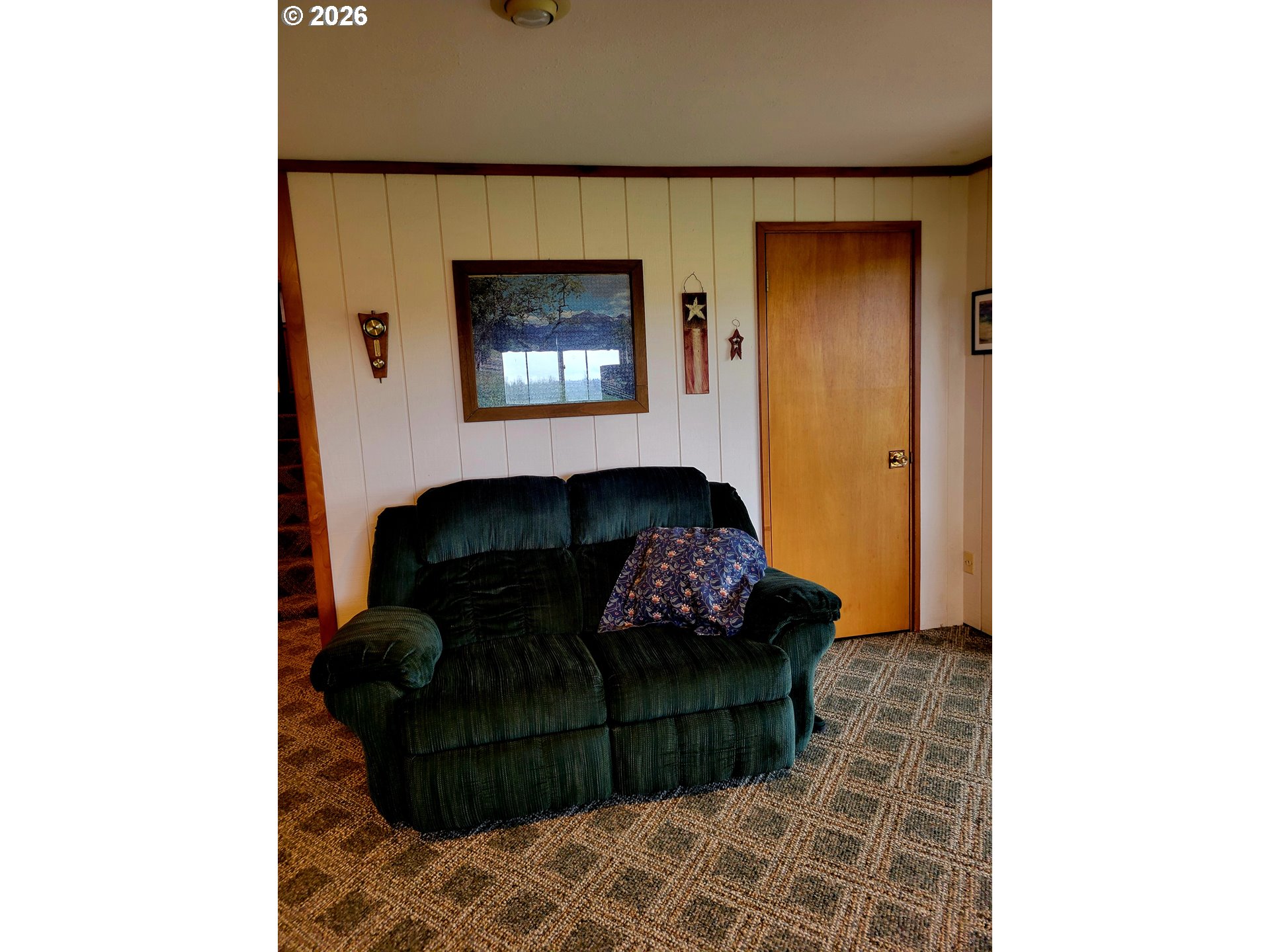 570 Drews Prairie Road Winlock, WA 98596 - Photo 39 of 41 a living room with furniture and a fireplace