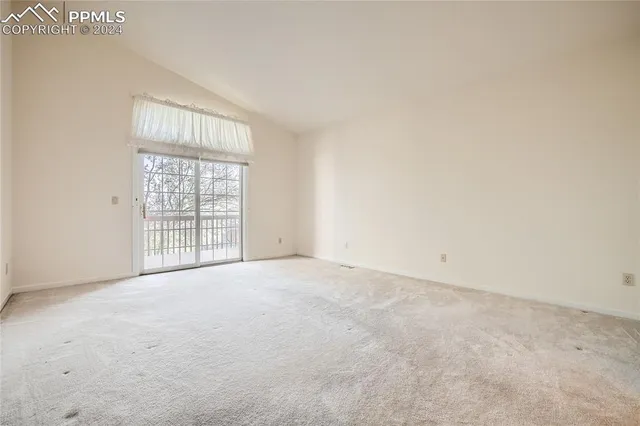 a view of an empty room