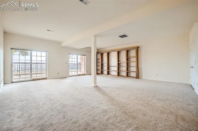 a view of an empty room