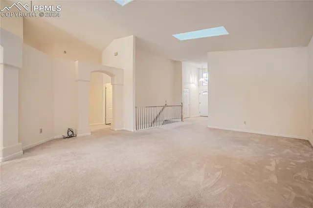 a view of empty room