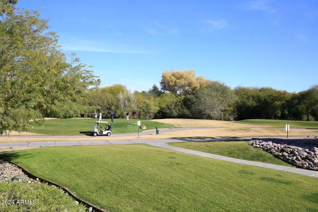 a view of street sign