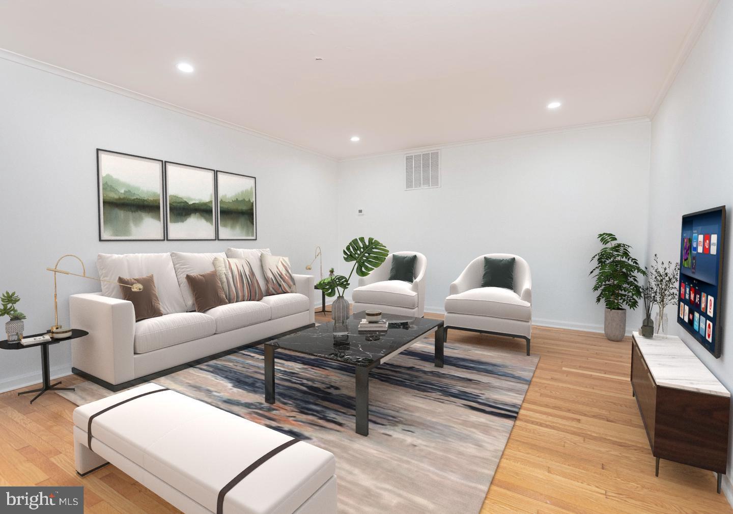 1323 Fernway Road Northwest Washington, DC 20012 - Photo 6 of 24 a living room with furniture and a large window