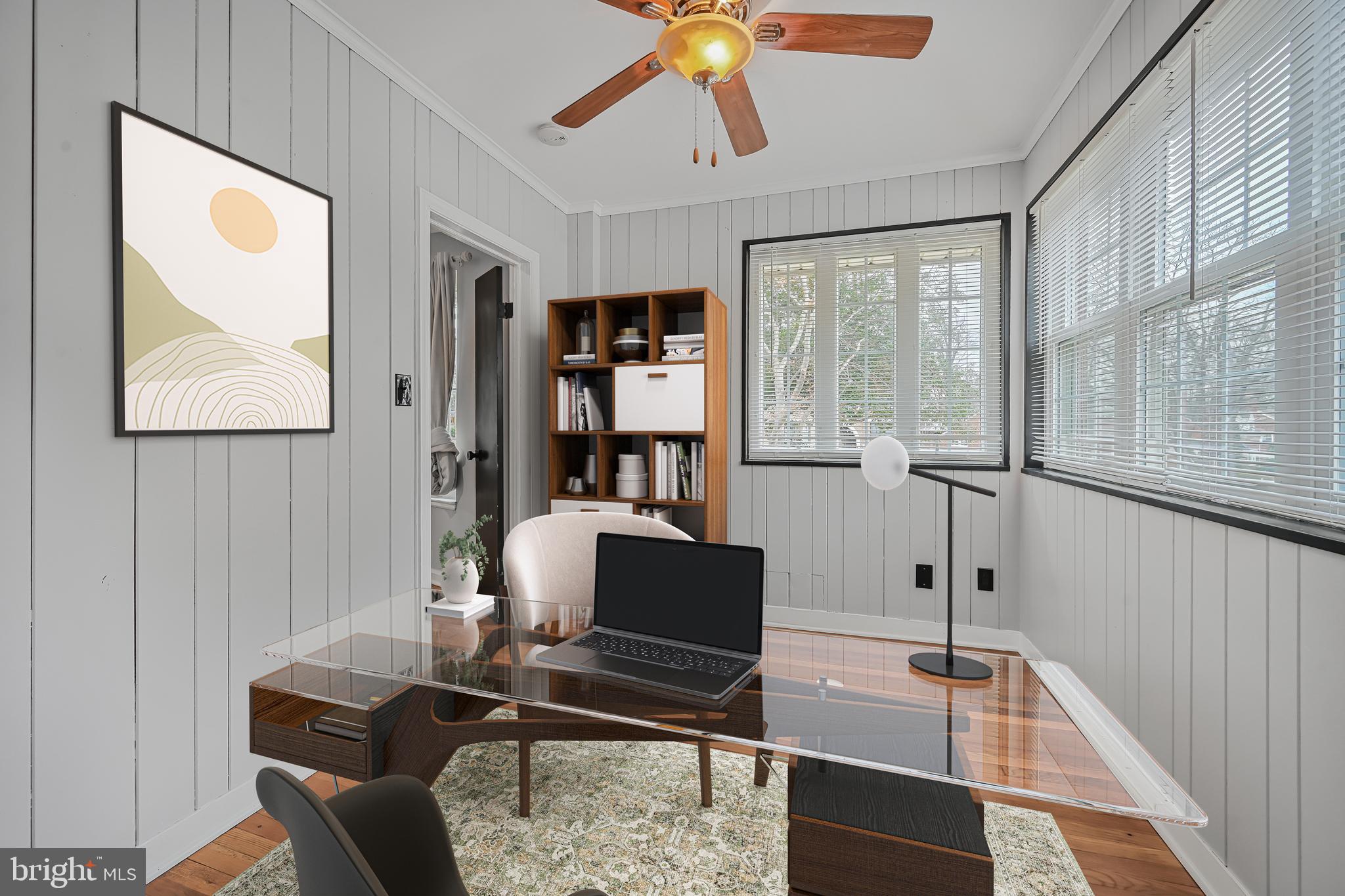 1323 Fernway Road Northwest Washington, DC 20012 - Photo 8 of 24 a living room with furniture and a floor to ceiling window